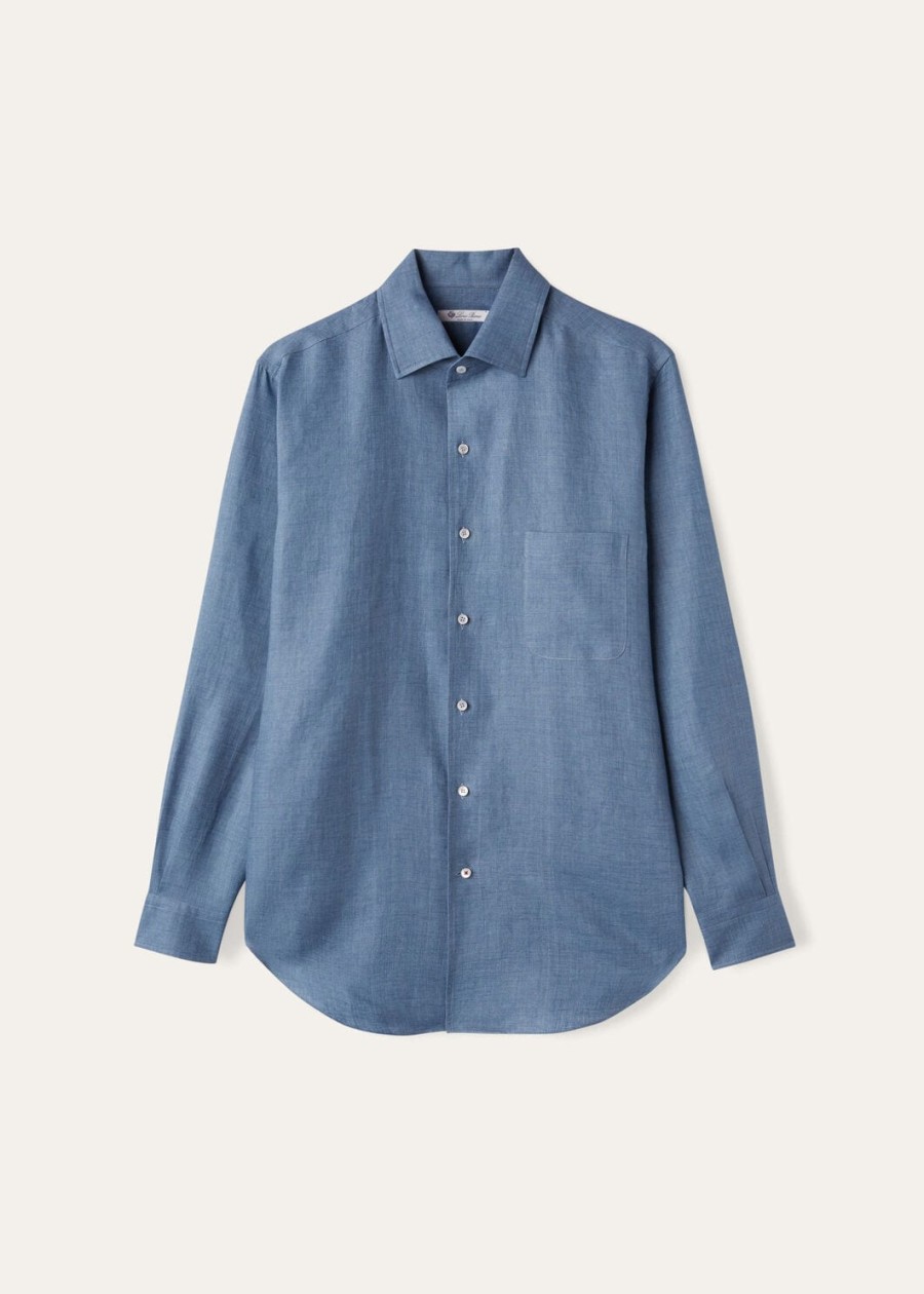 andre-shirt in fris indigo