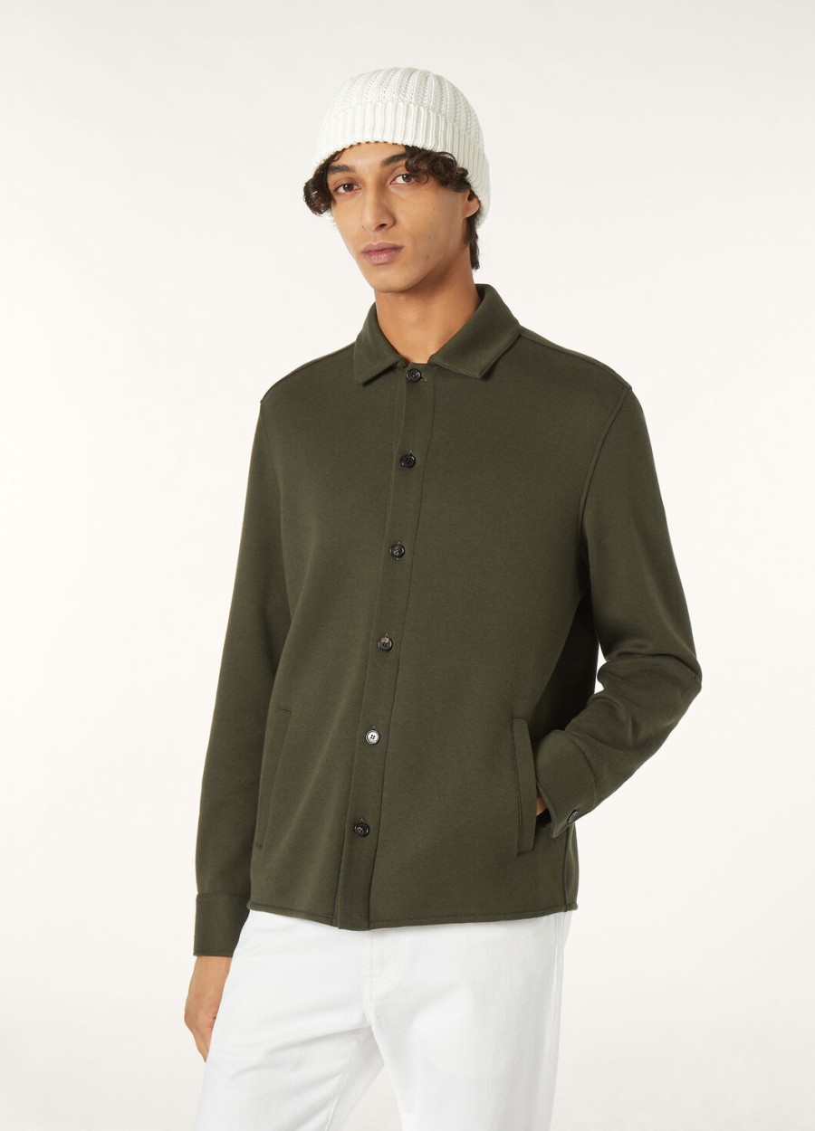 whitney shirt katoen zijde kasjmier pine grove