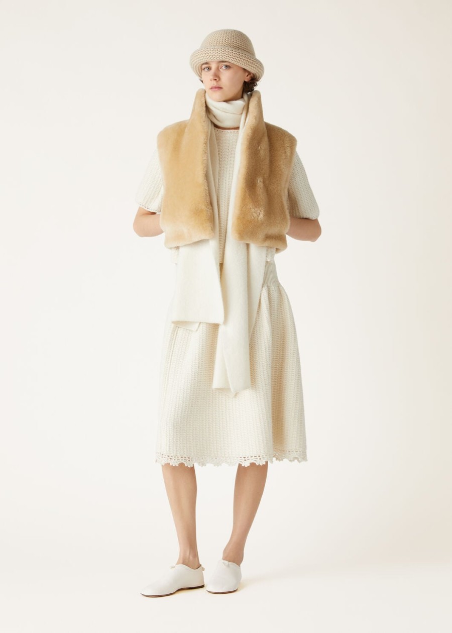 fervento mohair kasjmier nougat rok