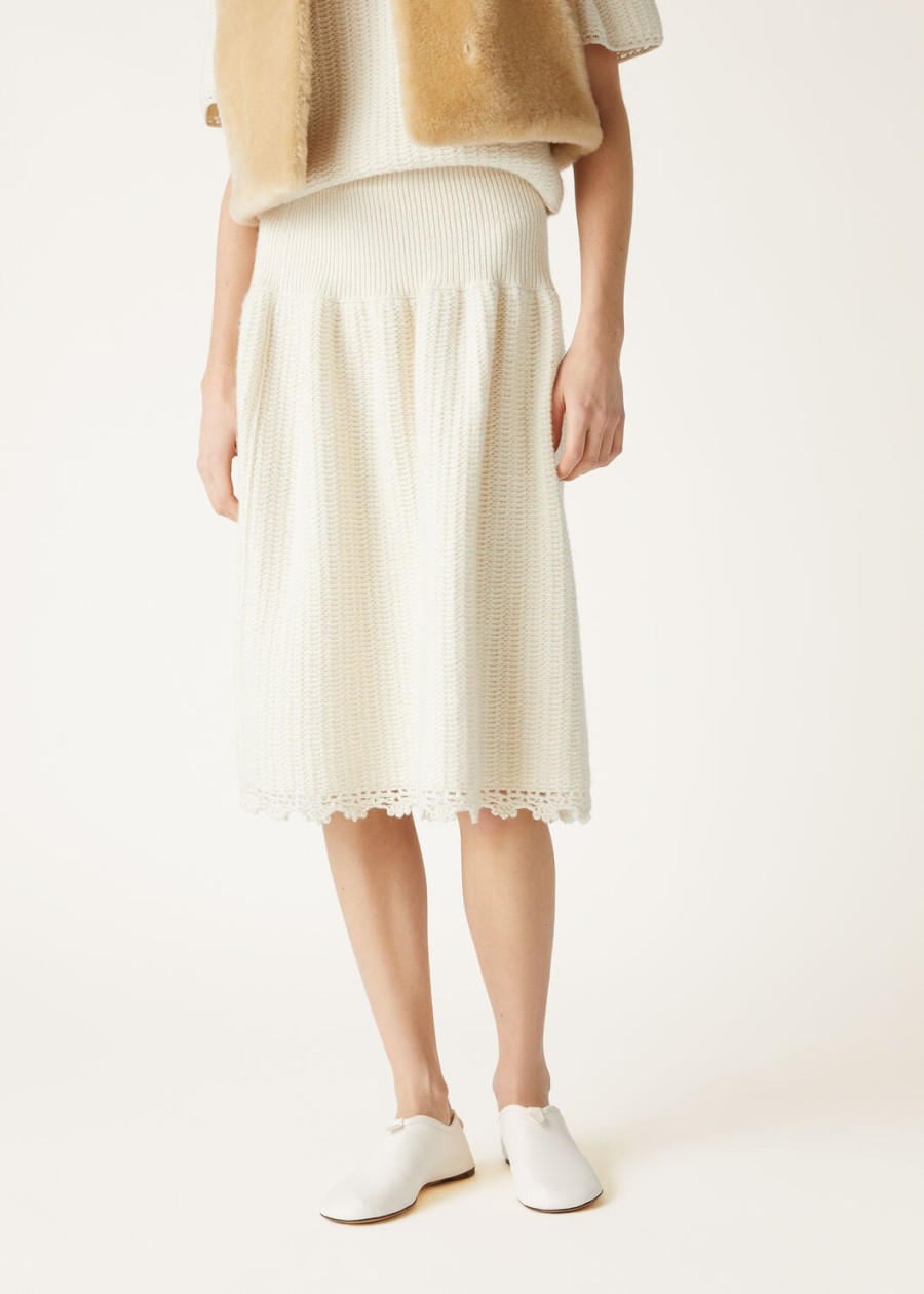 fervento mohair kasjmier nougat rok