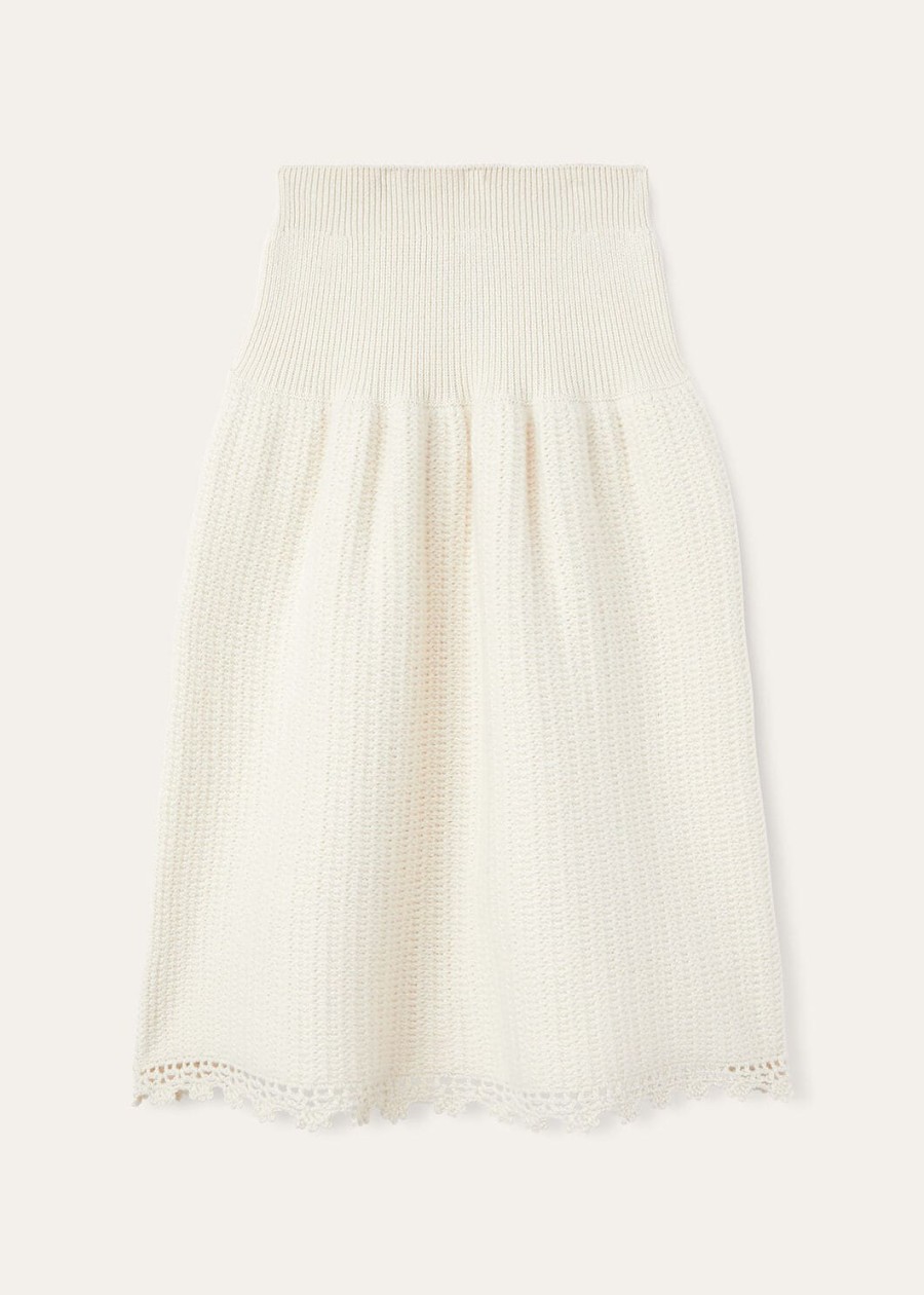 fervento mohair kasjmier nougat rok