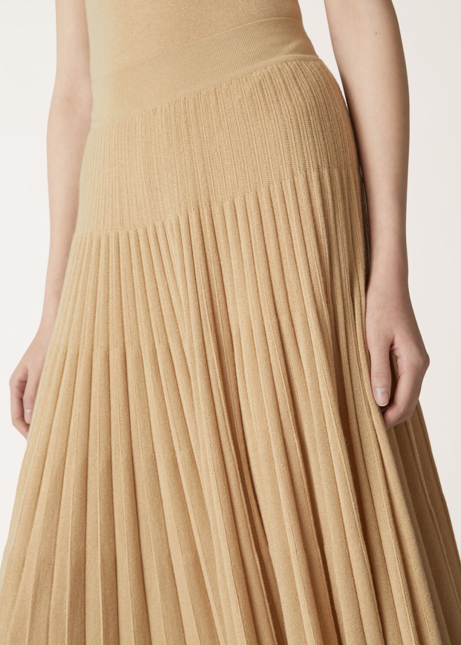 firefly kasjmier rok in transparant goud