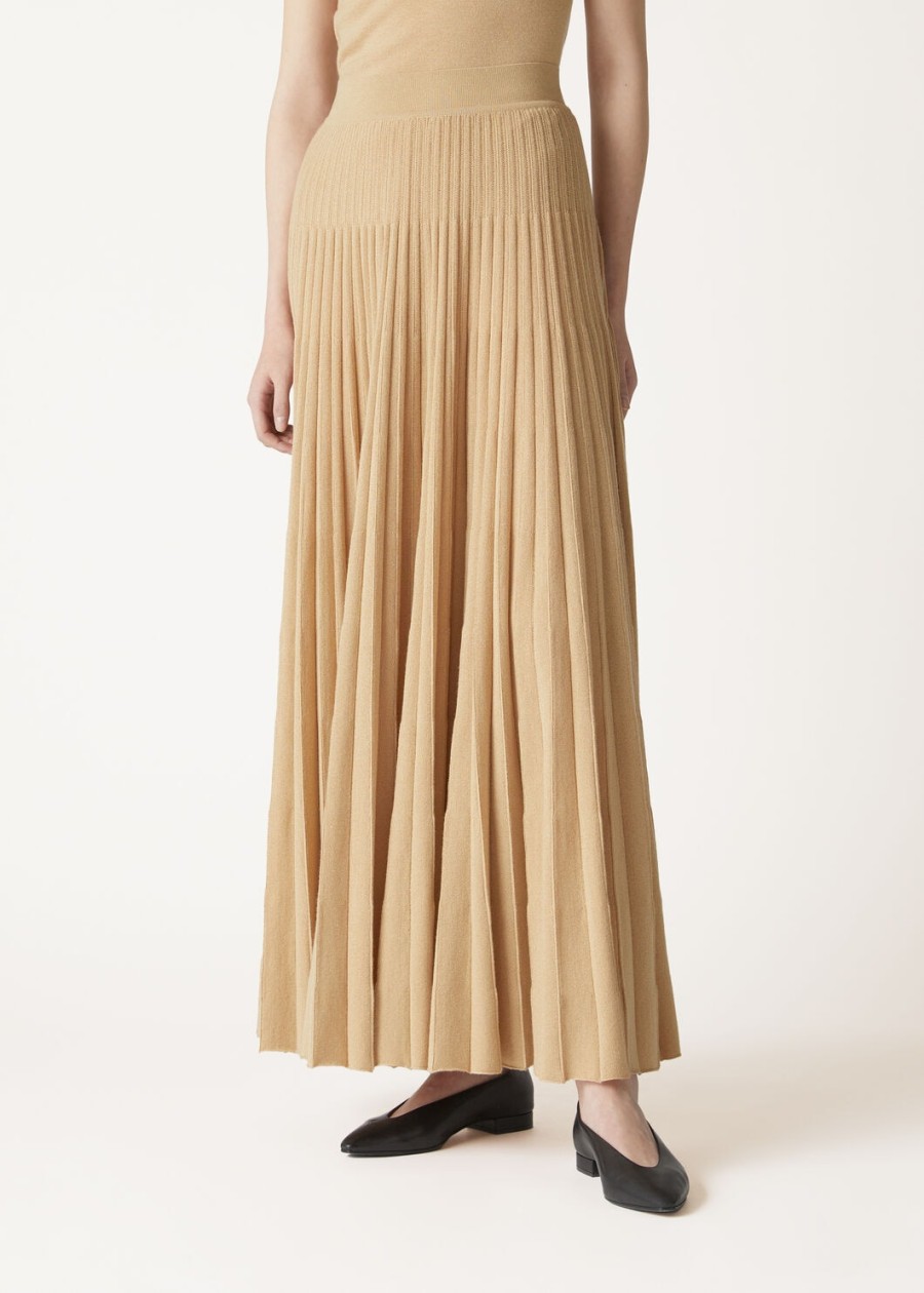 firefly kasjmier rok in transparant goud