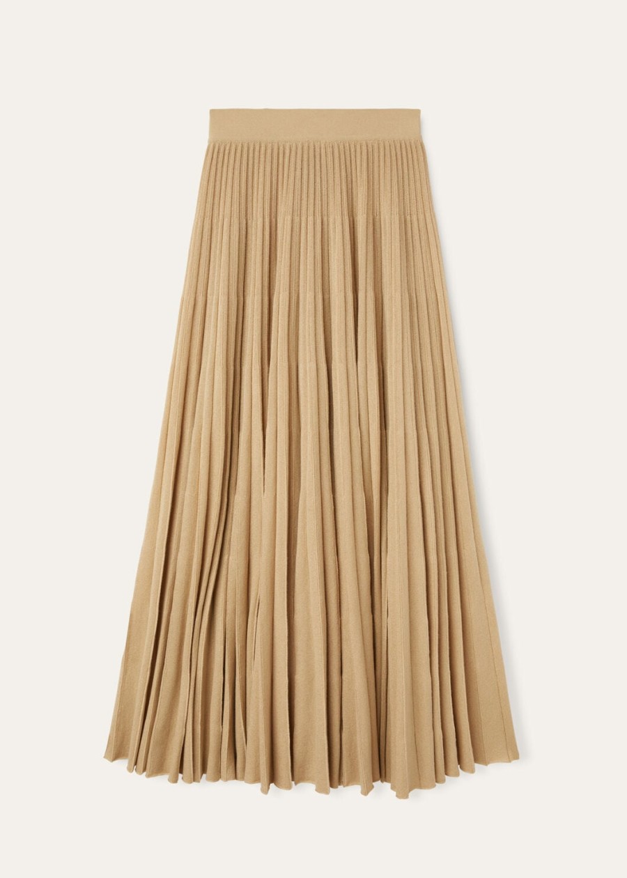 firefly kasjmier rok in transparant goud
