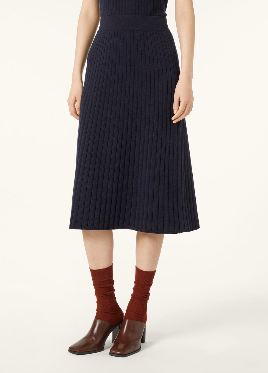 Marineblauwe babykasjmier Coste rok