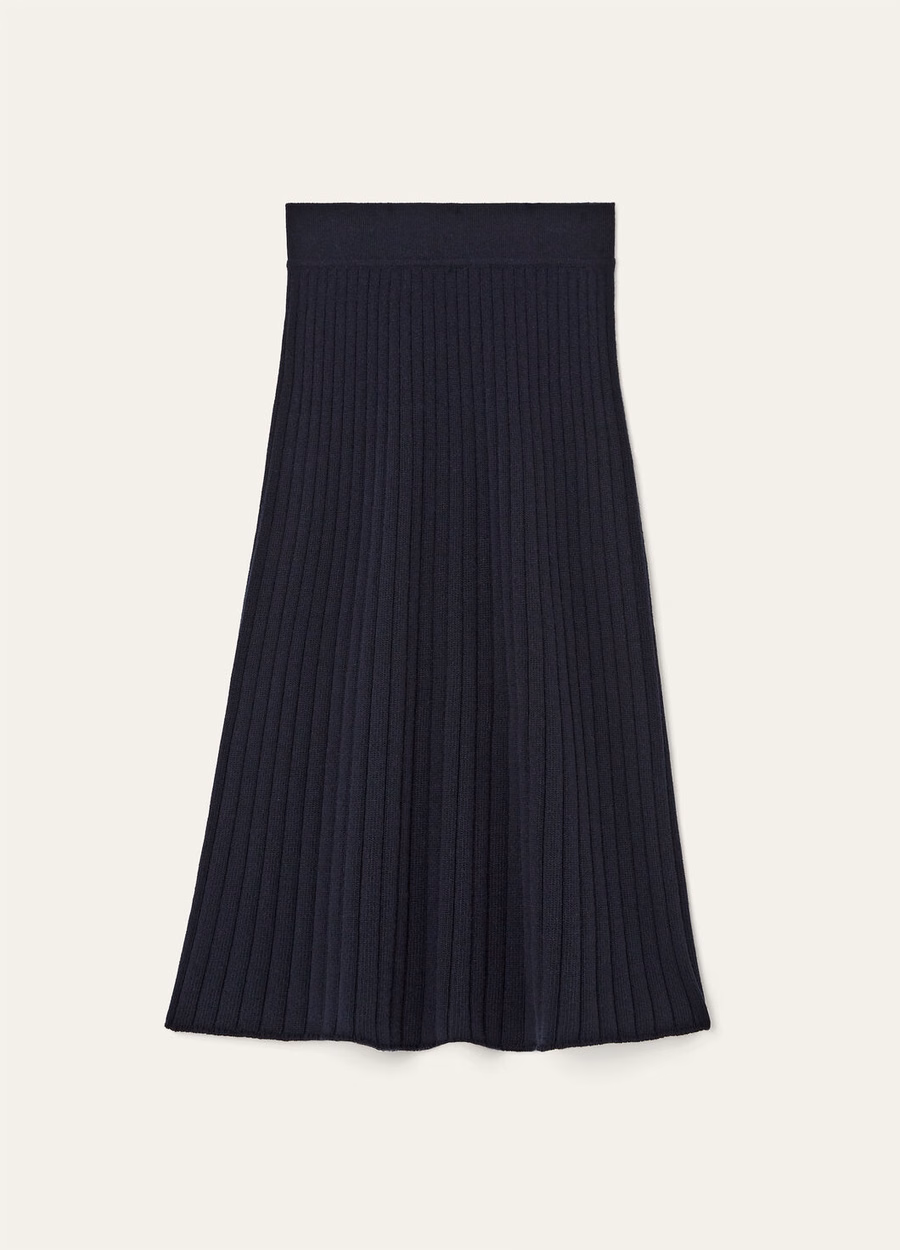Marineblauwe babykasjmier Coste rok