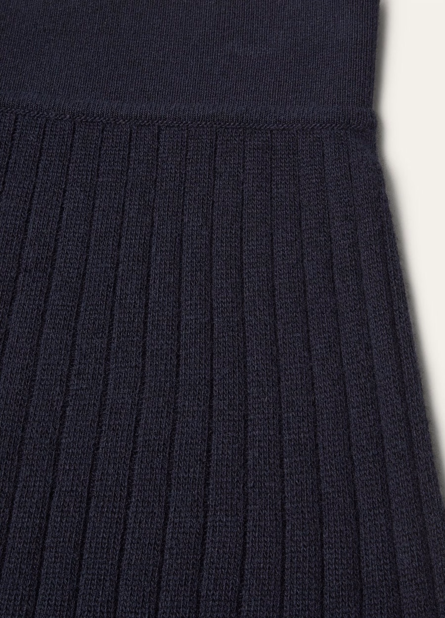 Marineblauwe babykasjmier Coste rok