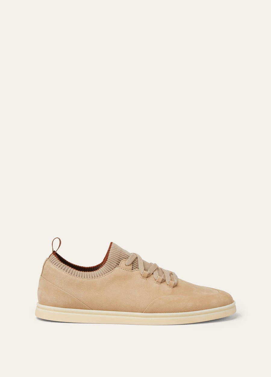 Soho Walk sneaker van kalfsleer, zomerse waas