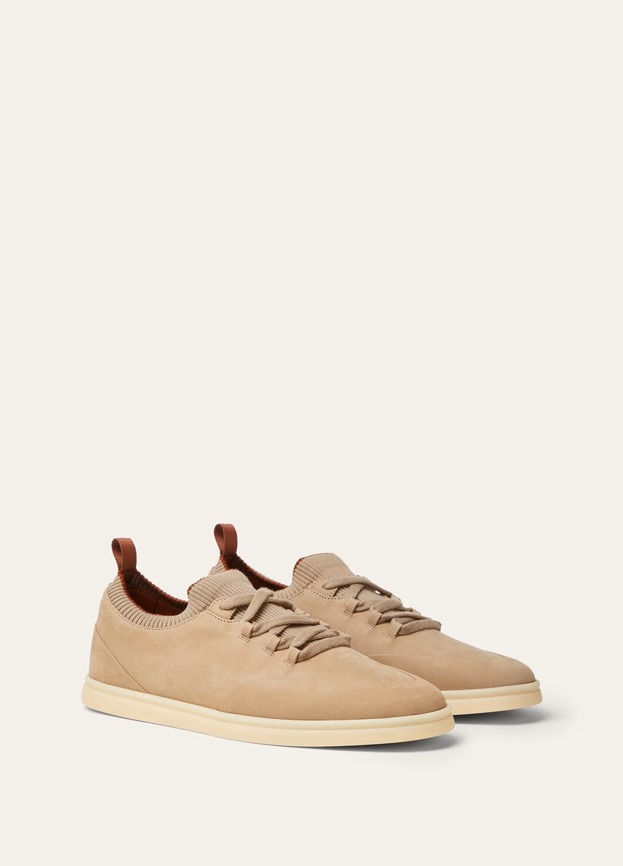 Soho Walk sneaker van kalfsleer, zomerse waas