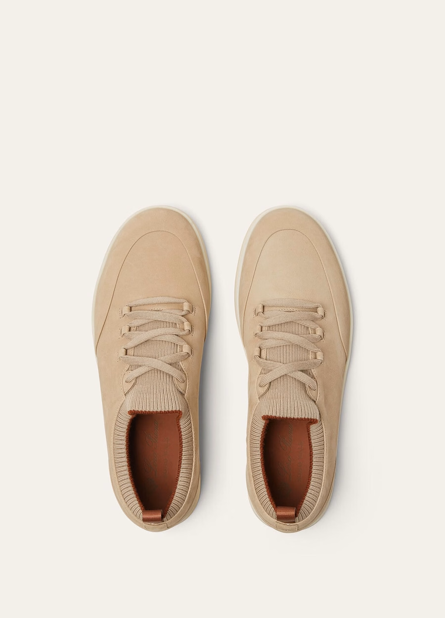 Soho Walk sneaker van kalfsleer, zomerse waas