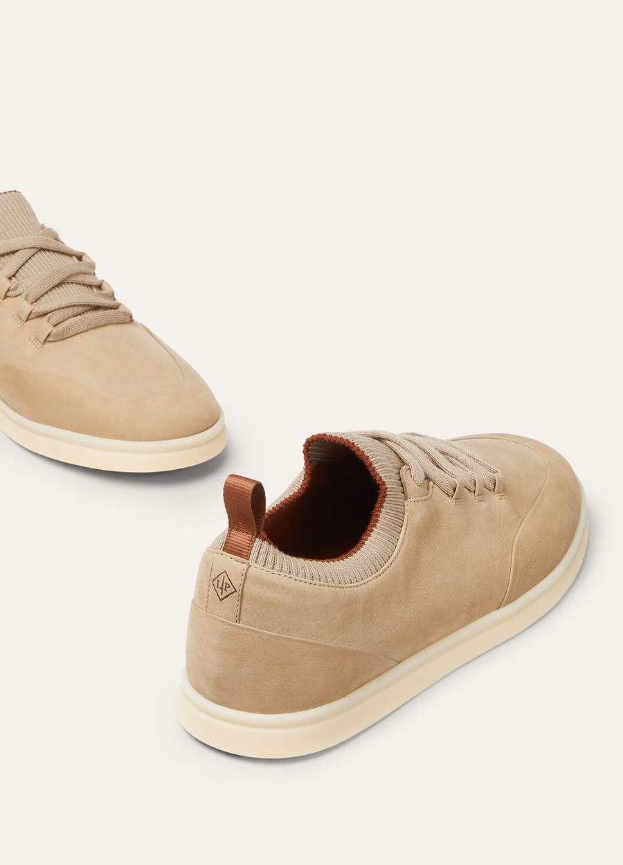 Soho Walk sneaker van kalfsleer, zomerse waas