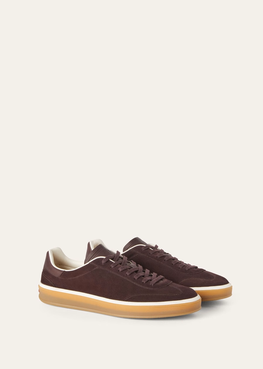 Tennis Walk Tennis suède Kalfsleer Split Amarone