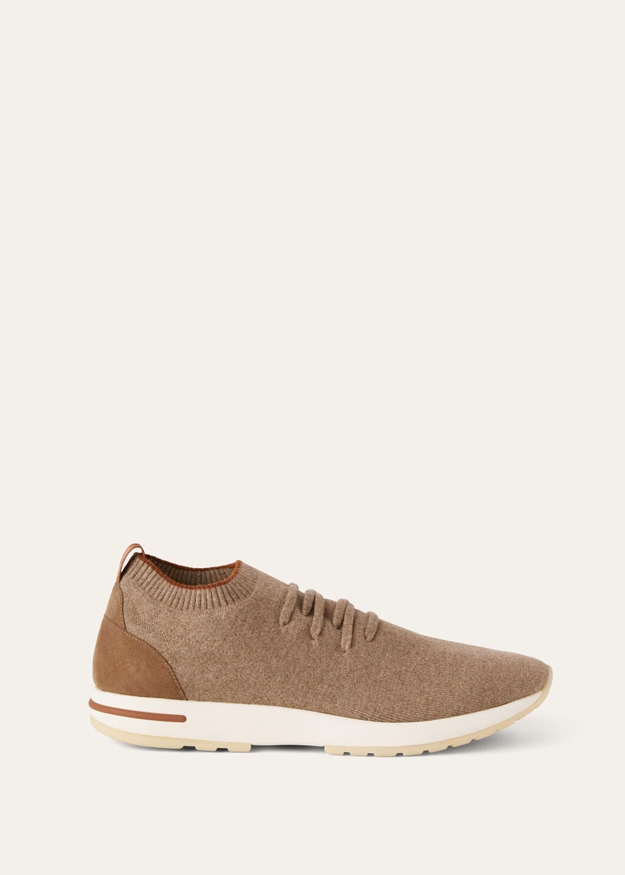 Loro 360 LP Flexy Walk Sneaker Cashmere Grain Brown Mel