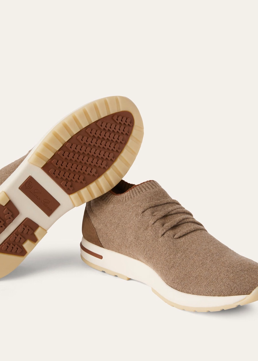 Loro 360 LP Flexy Walk Sneaker Cashmere Grain Brown Mel