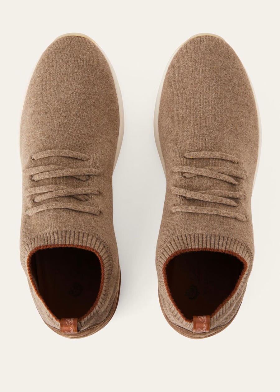 Loro 360 LP Flexy Walk Sneaker Cashmere Grain Brown Mel