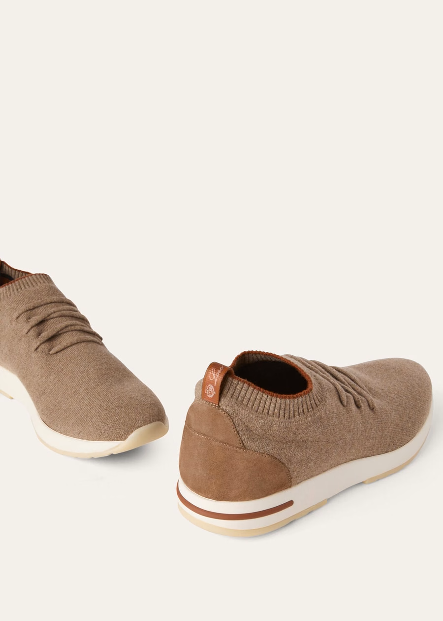 Loro 360 LP Flexy Walk Sneaker Cashmere Grain Brown Mel