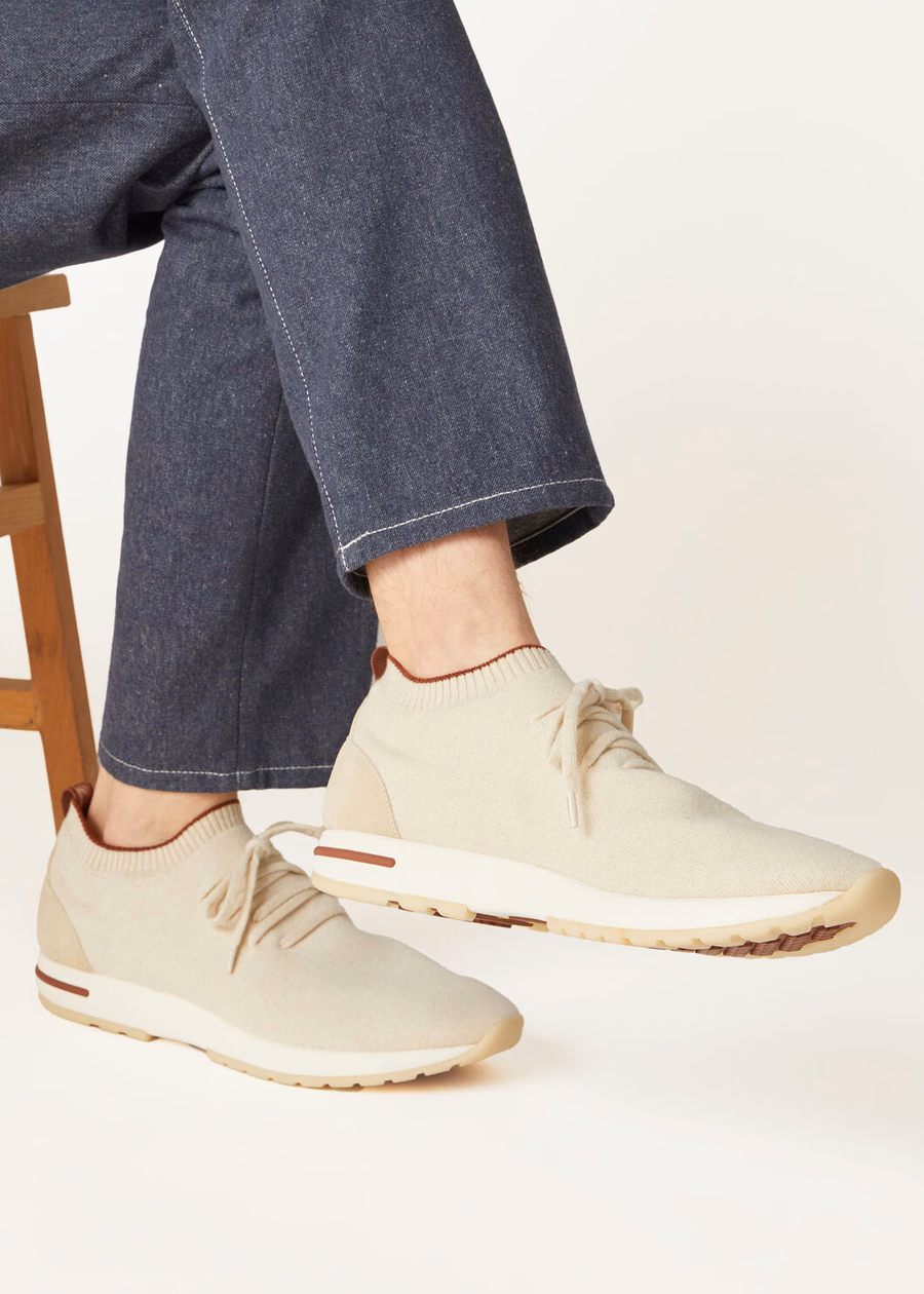 Loro 360 LP Flexy Walk sneaker Kasjmier Pure Dunes Mel