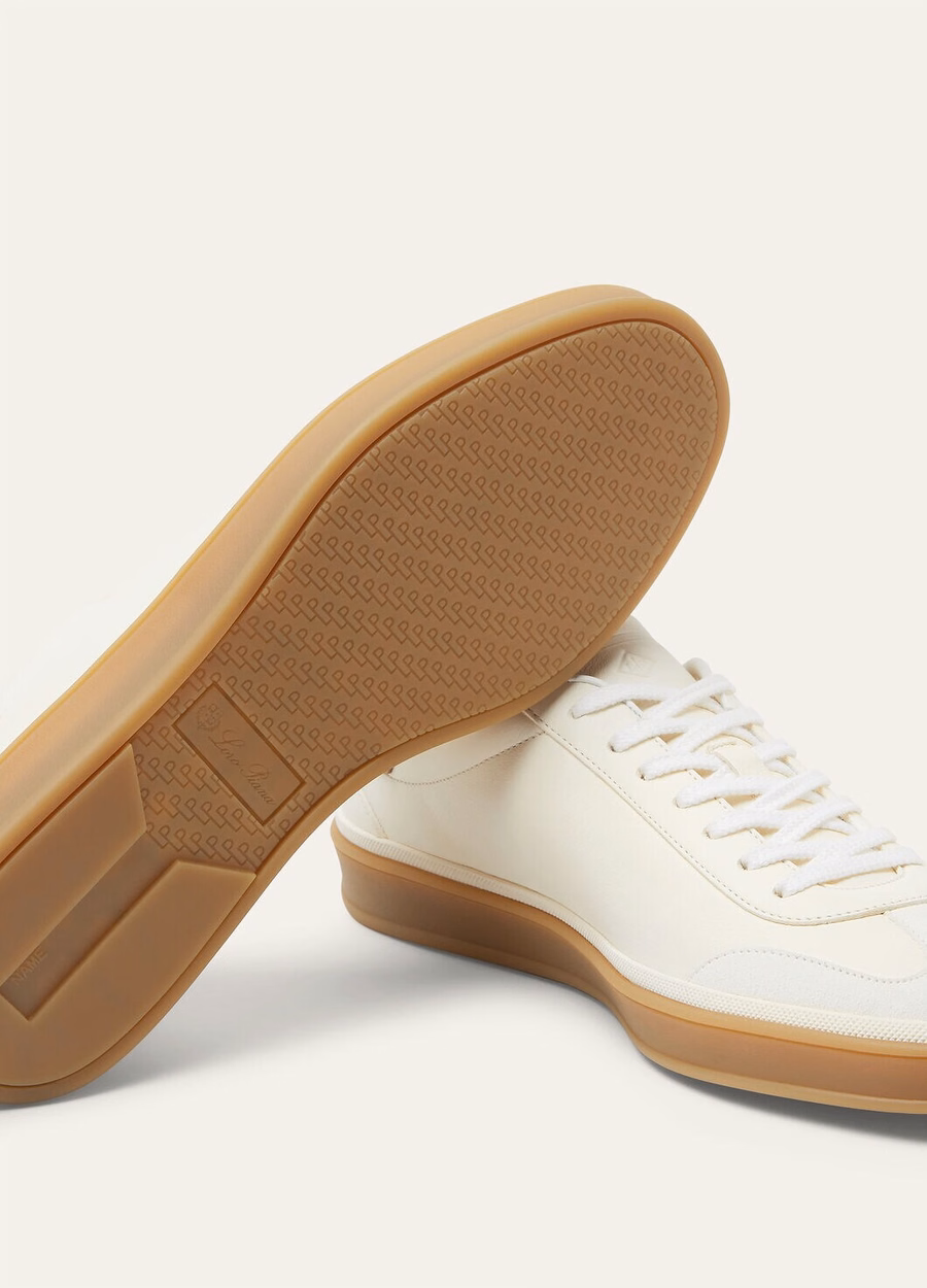 Walk Tennis wit kalfsleer