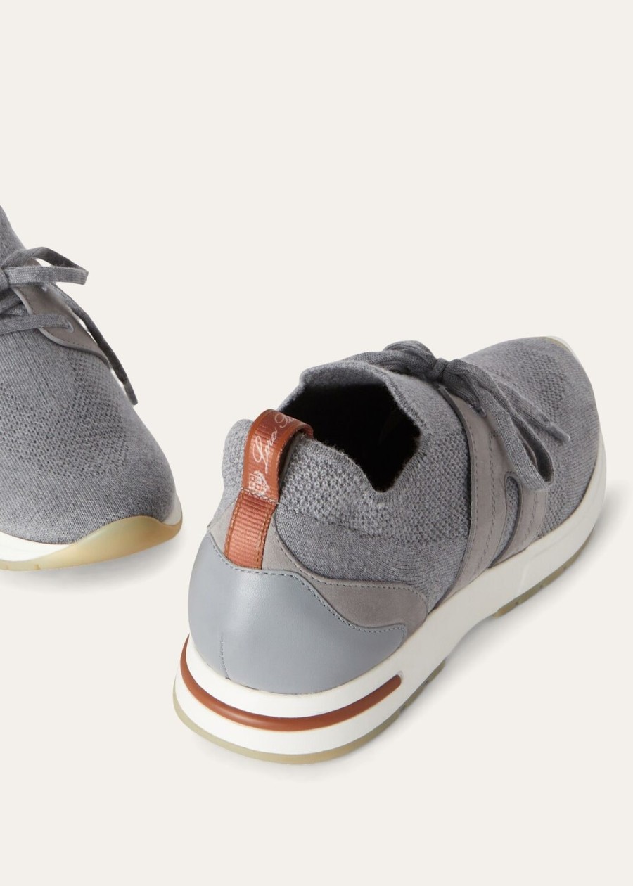 360 lp lady flexy walk sneaker wish wollen flanel grijs