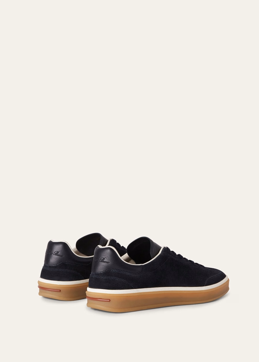 Walk Tennis Suede Calf Split Navy Blue