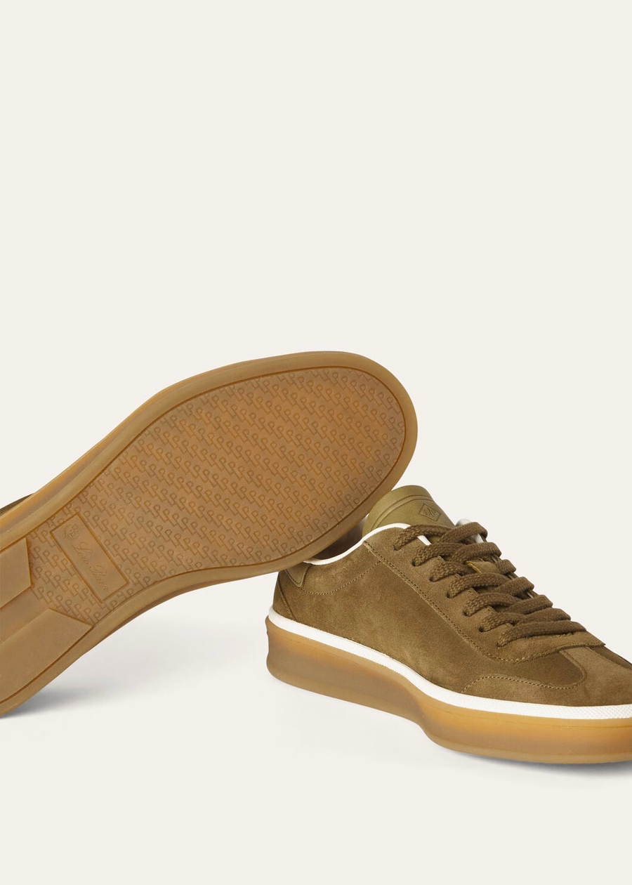 Tennis Walk Tennis Suede Calf Split Tundra Green