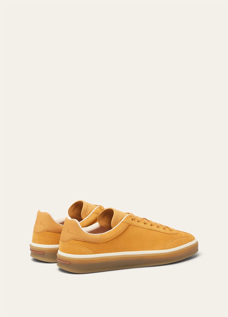 Tenis Walk Sneaker Suede Calf Split Sofran Tea