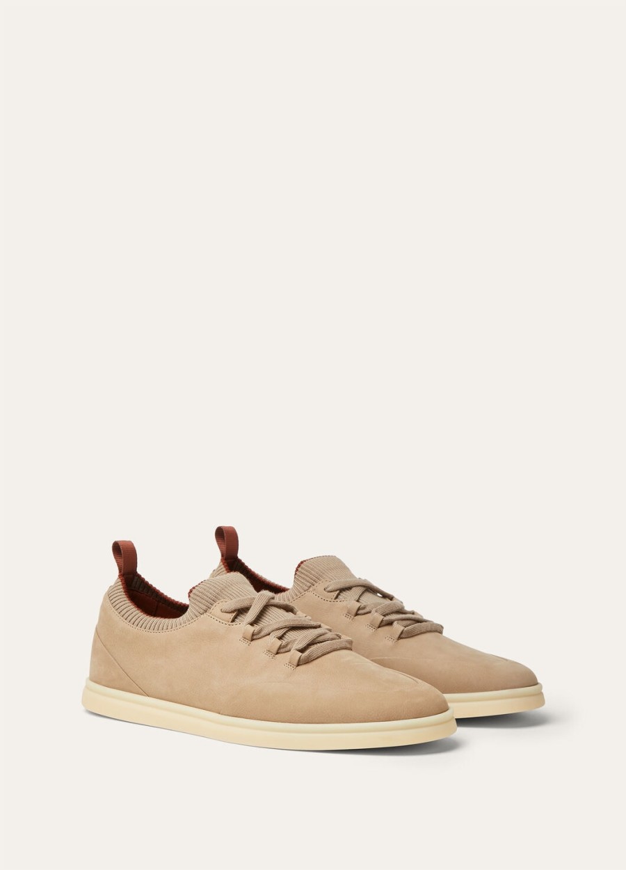 soho walk sneaker van kalfsleer zomerse waas