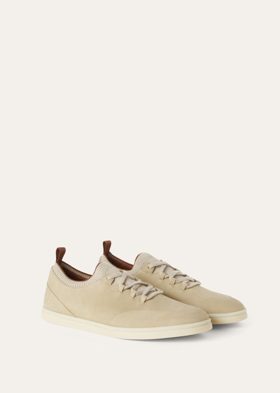 soho walk desert stone kalfsleren sneaker