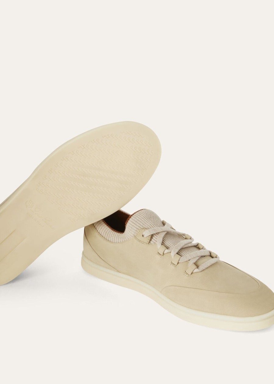 soho walk desert stone kalfsleren sneaker