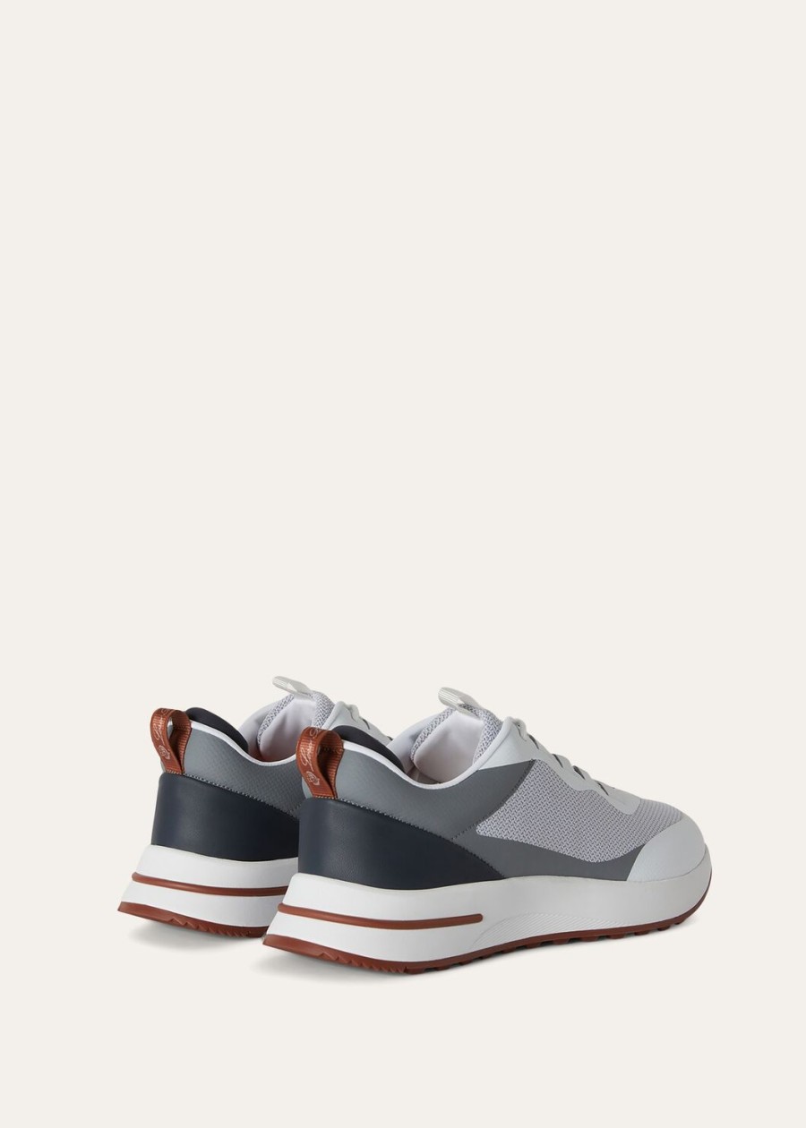 wandelsneakers voor in het weekend microvezel frostgrijs