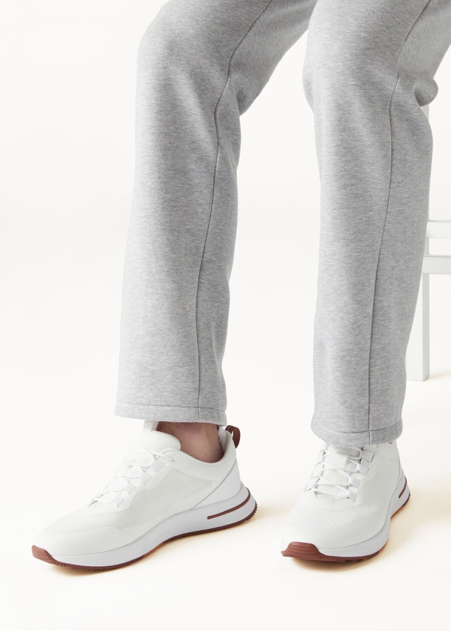 weekendsneakers microvezel wit