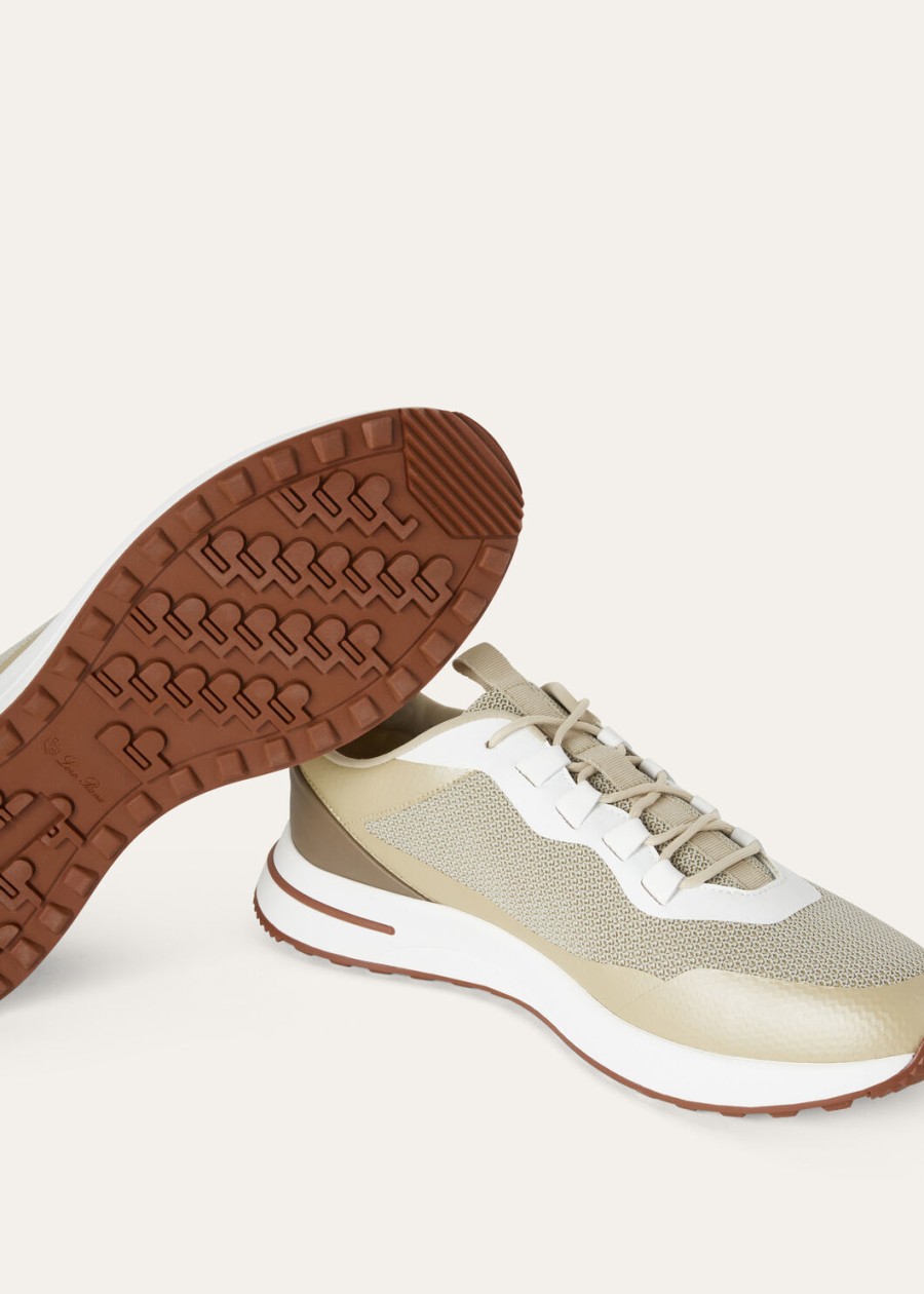 weekend microfiber wandelsneakers woestijnbeige