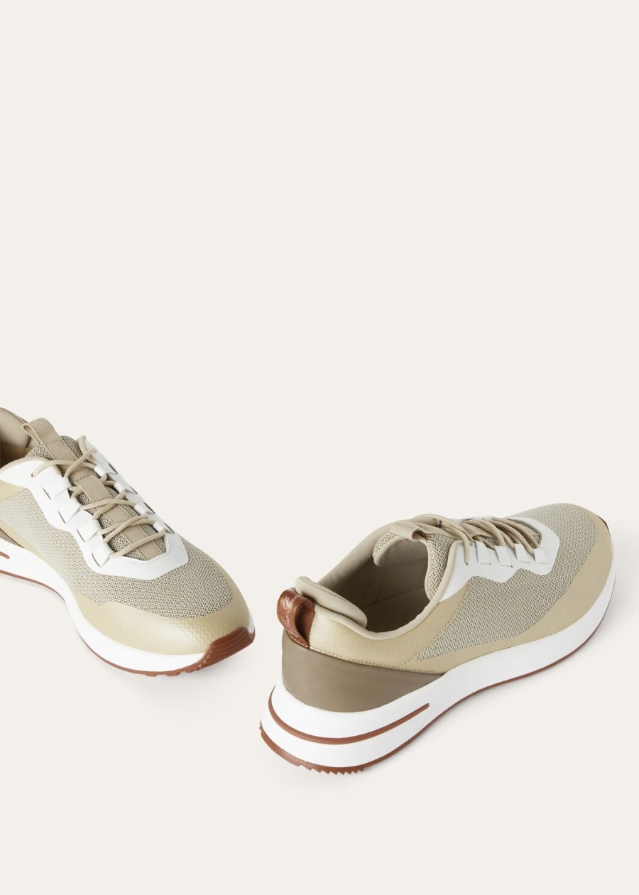 weekend microfiber wandelsneakers woestijnbeige