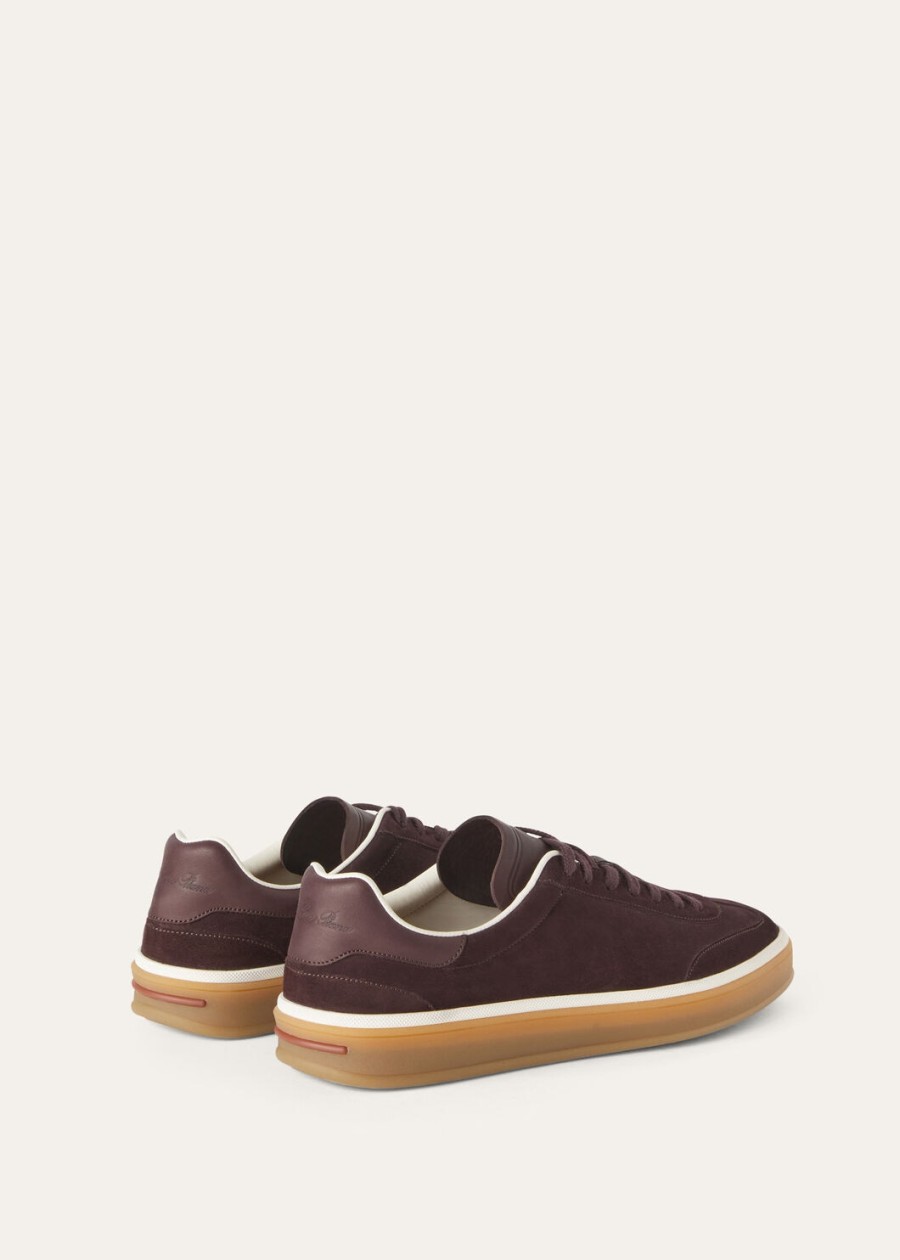 tennis walk tennis suède kalfsleer split amarone