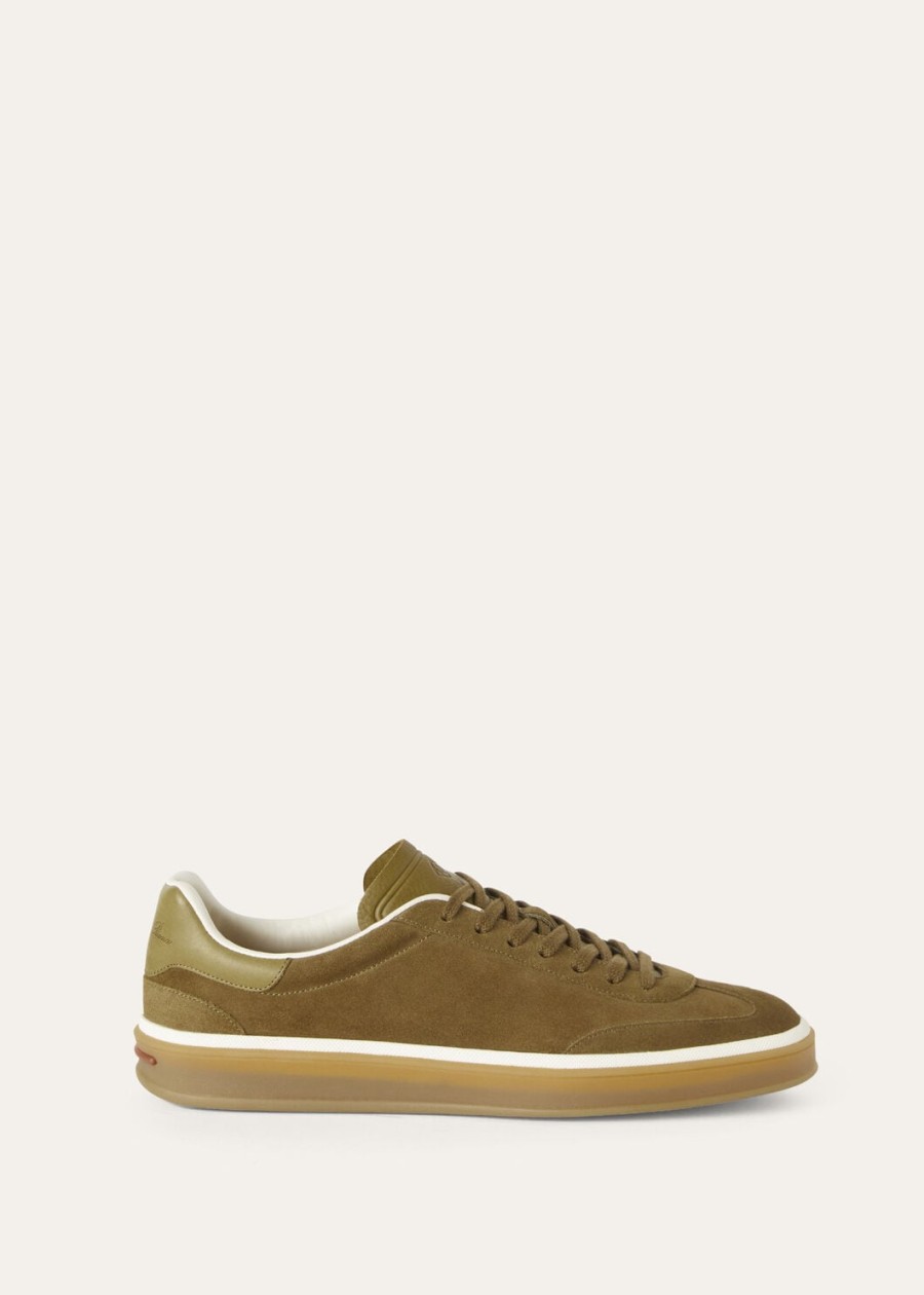 tennis walk tennis suede calf split tundra green