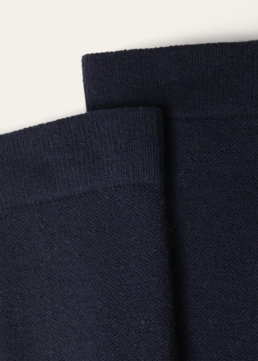 alpe otro sokken van scheerwol marineblauw
