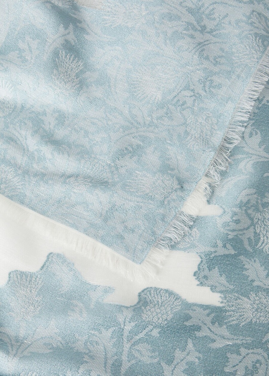 cardo fil coupe zijden sjaal ethereal azurewhite