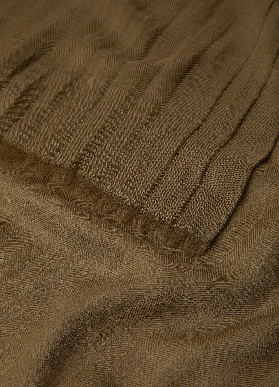 Maxi Crest Kasjmier Varen Weide Stola