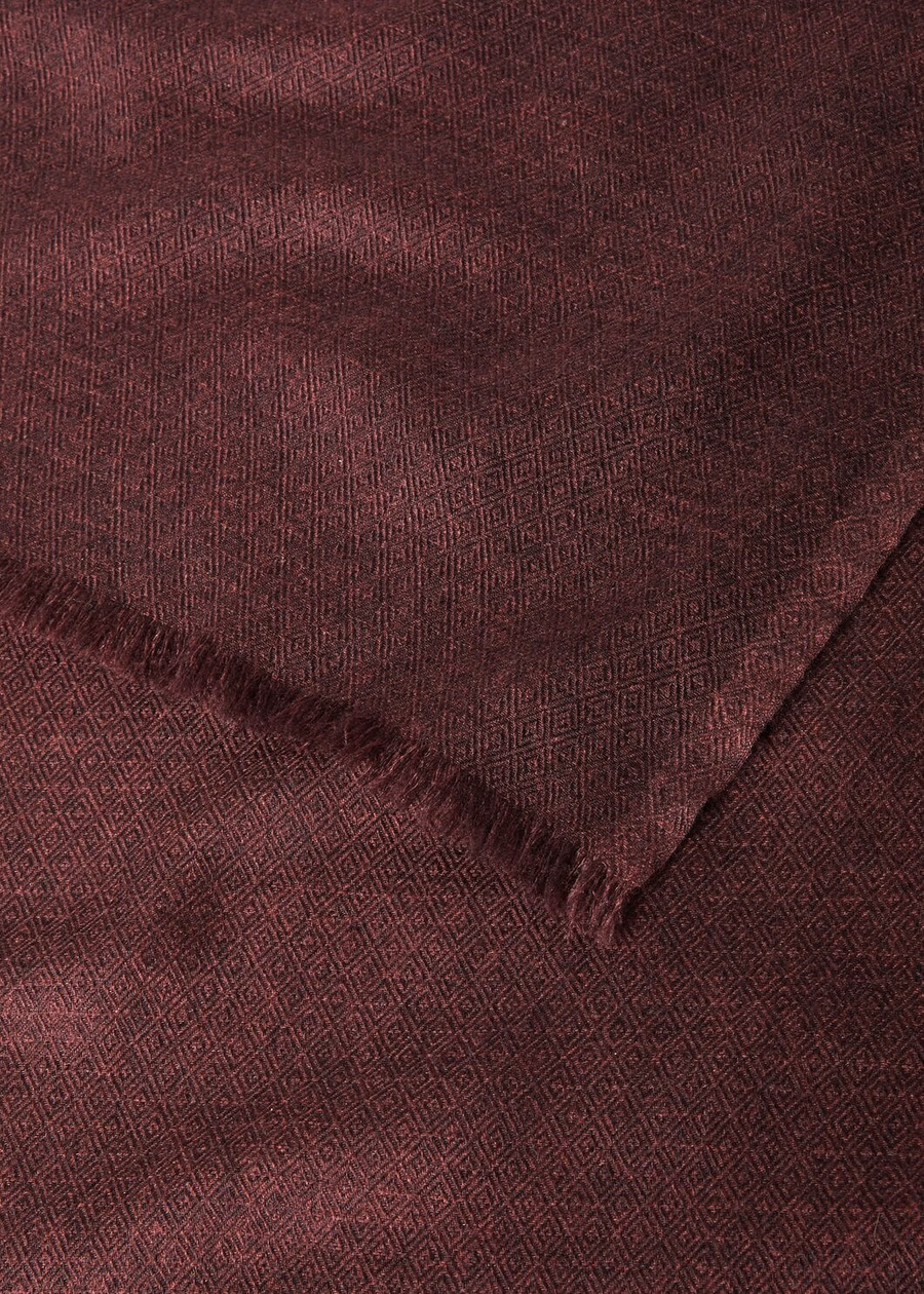 Stardust Stola Zijde Kasjmier Stardust Blauw Chiné