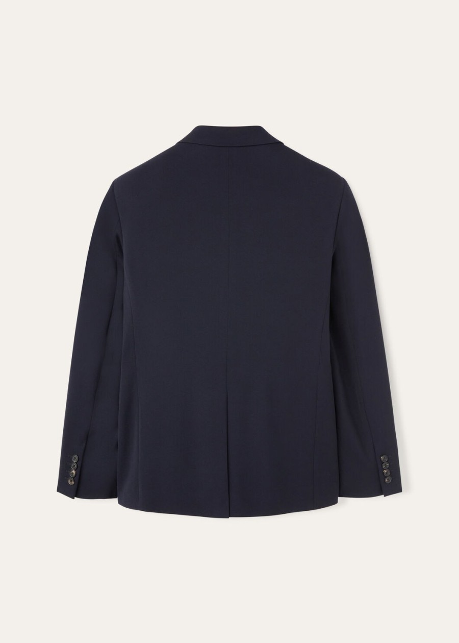 zelander international pak van marineblauwe wol