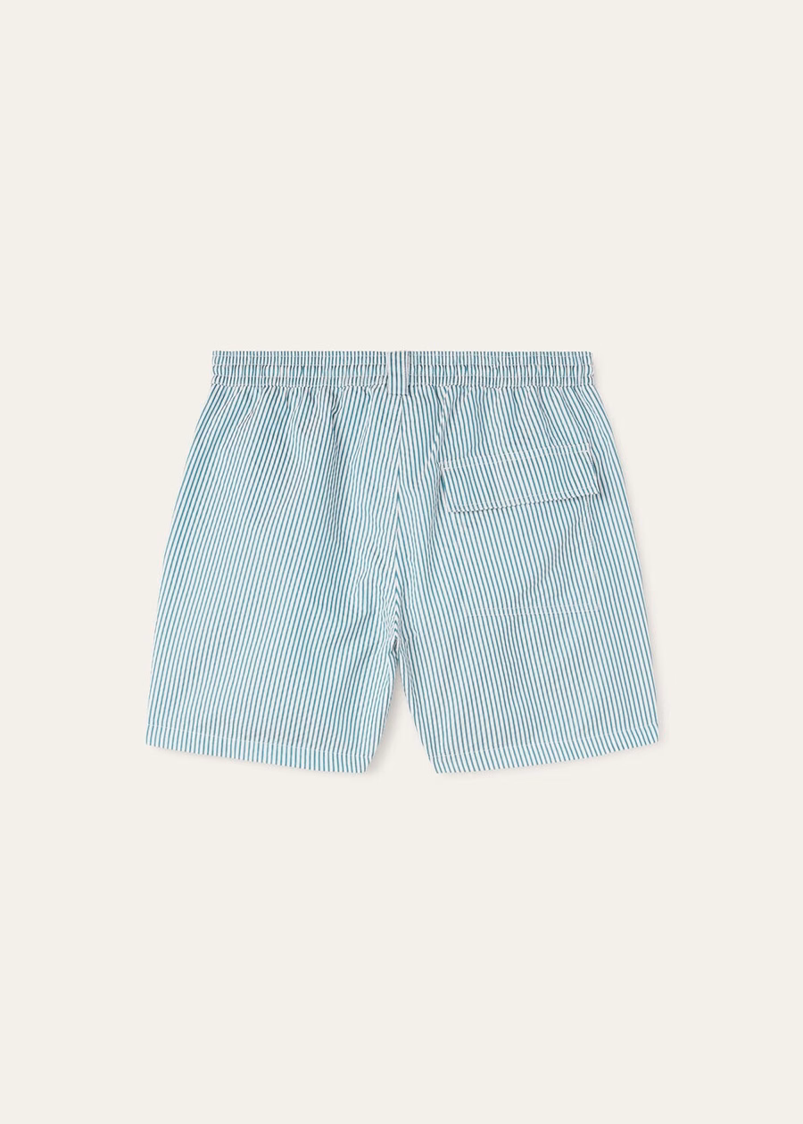 Bay Microfiber Zwemshorts Pepermunt Strepen