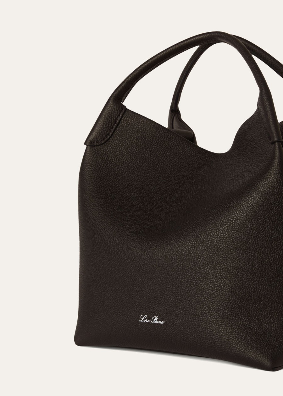 bale large bag generfd kalfsleer donkere chocolade zoethoutzonnegoud