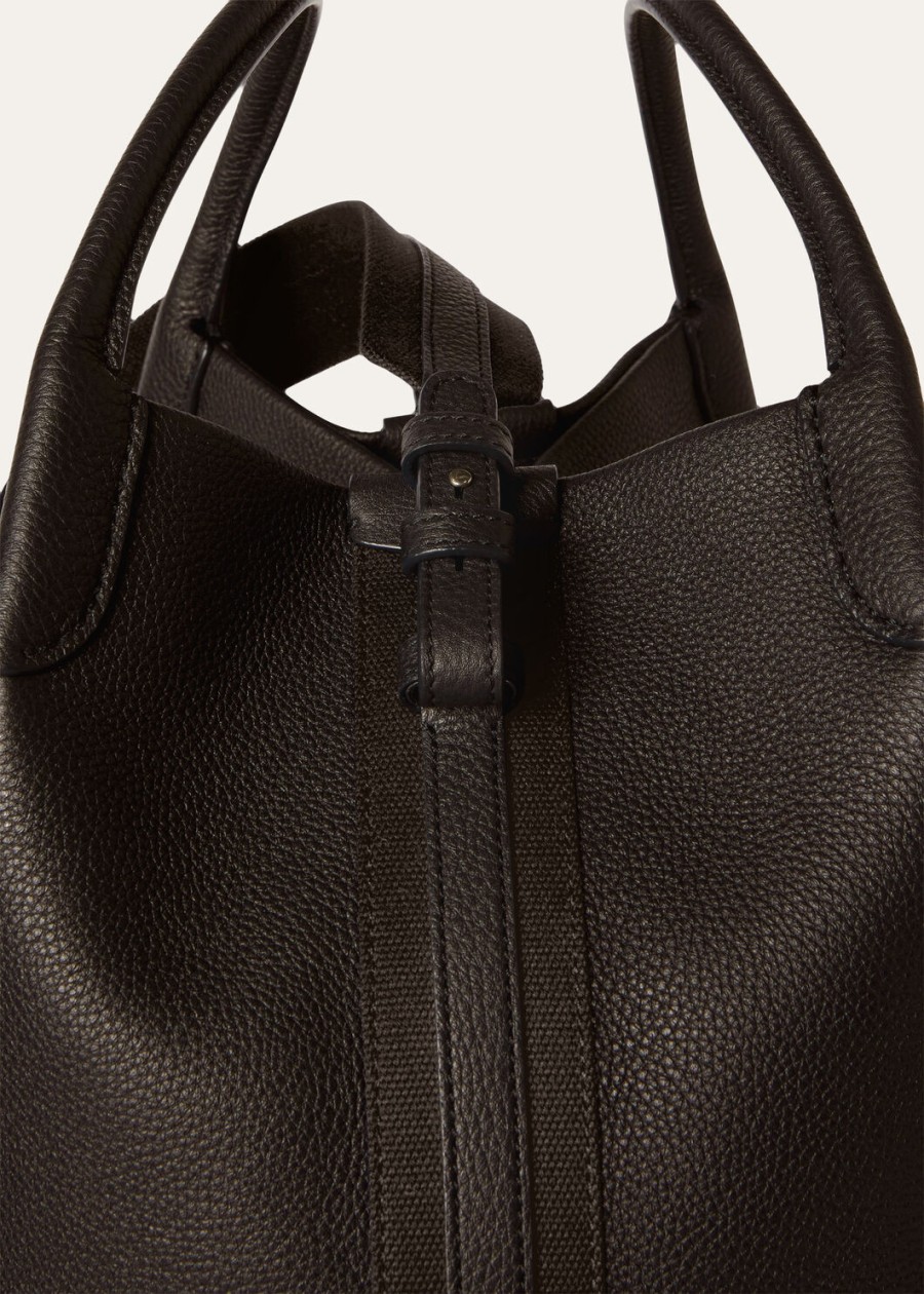 bale large bag generfd kalfsleer donkere chocolade zoethoutzonnegoud