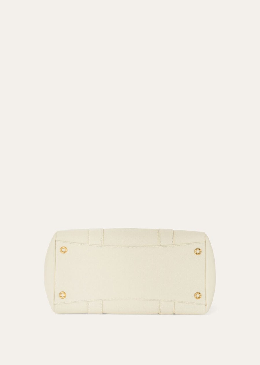 loom l32 whisper white tas van generfd kalfsleer