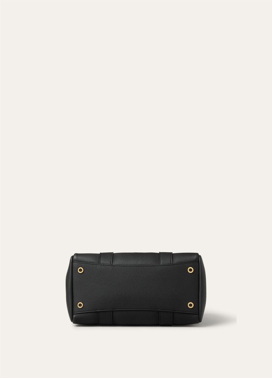 loom l25 tas zwart kalfsleerzon goud