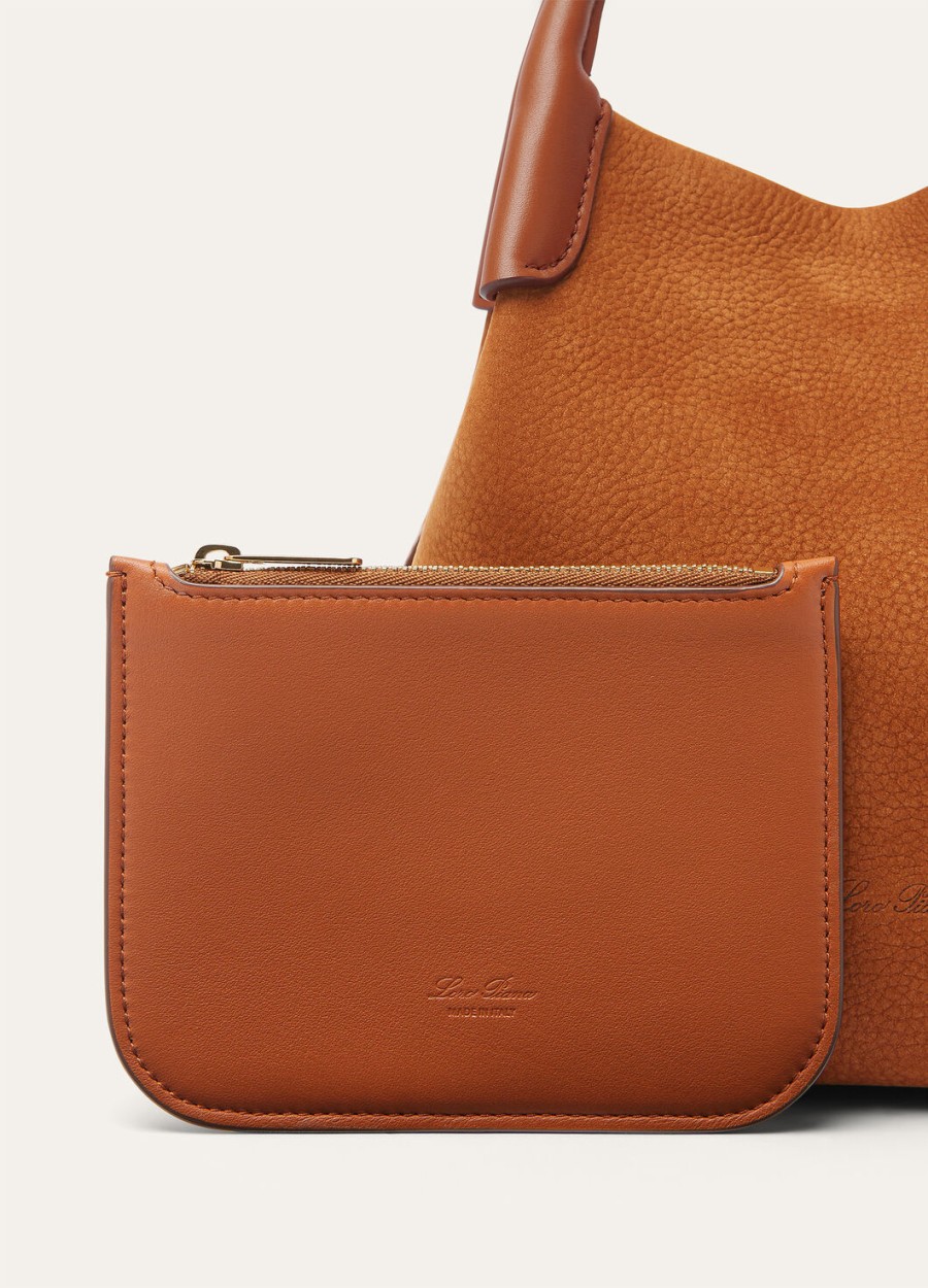 mic bale bag kalfsleer bon ton bruinzon goud
