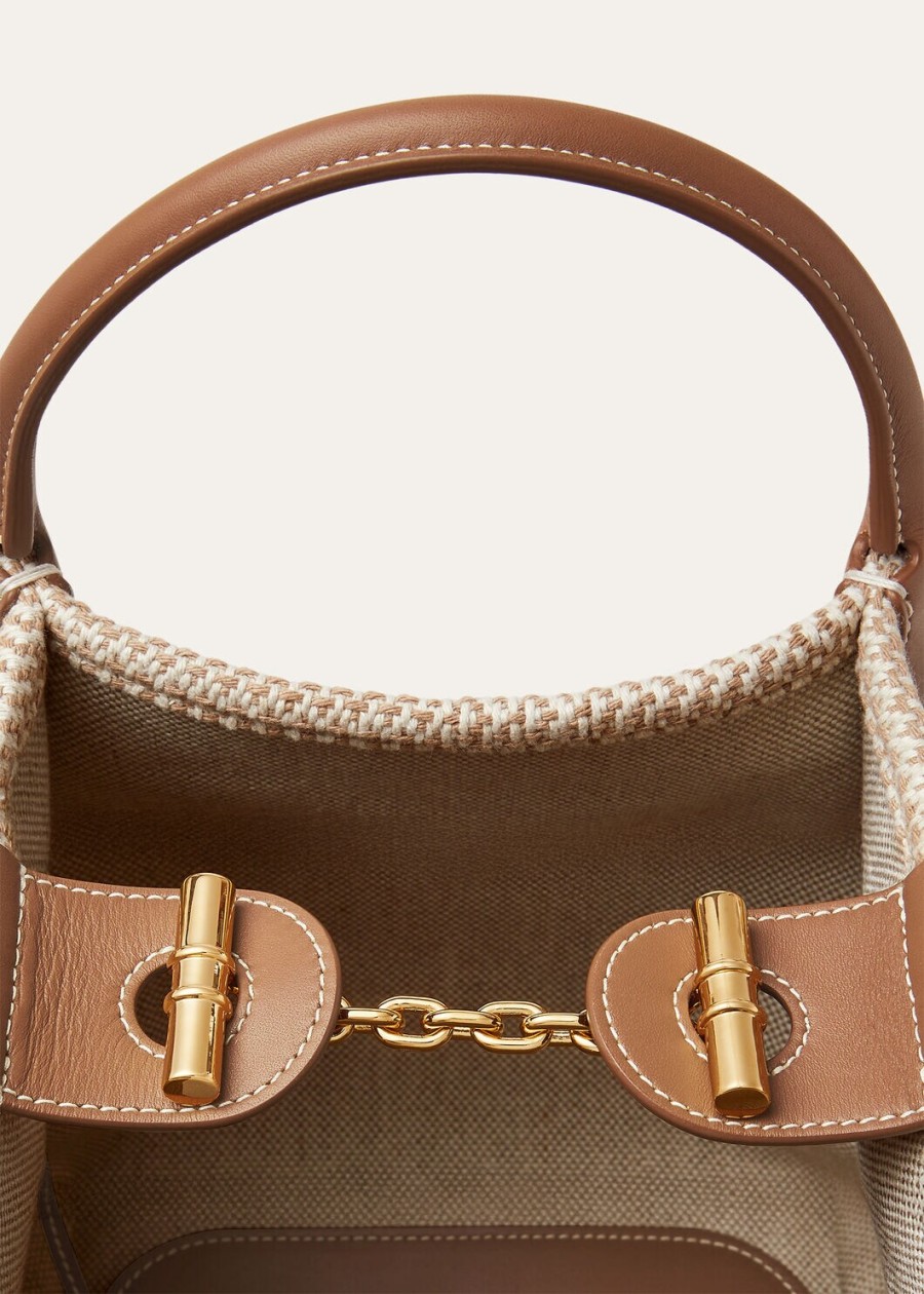 kleine katoenen tas in de kleur ecru biscuit molesun gold