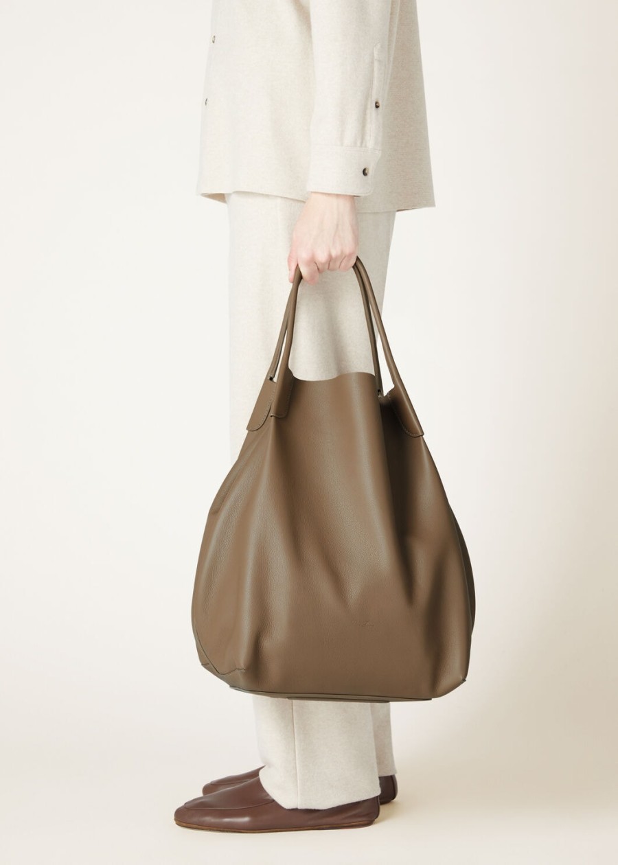 bale extra large calfskin hobo bag warm masticonyx