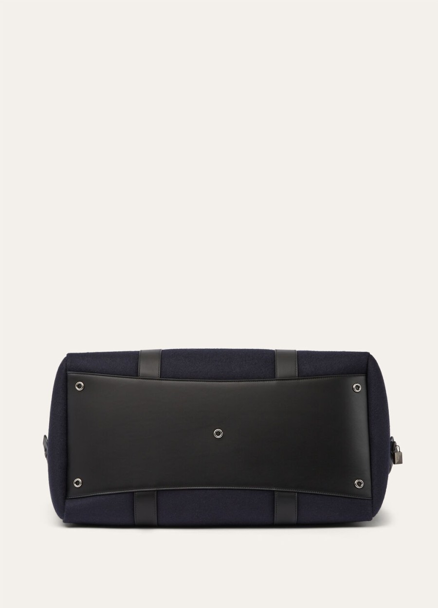 loom weekender bag l50 cashmere blue navyblackgun metal