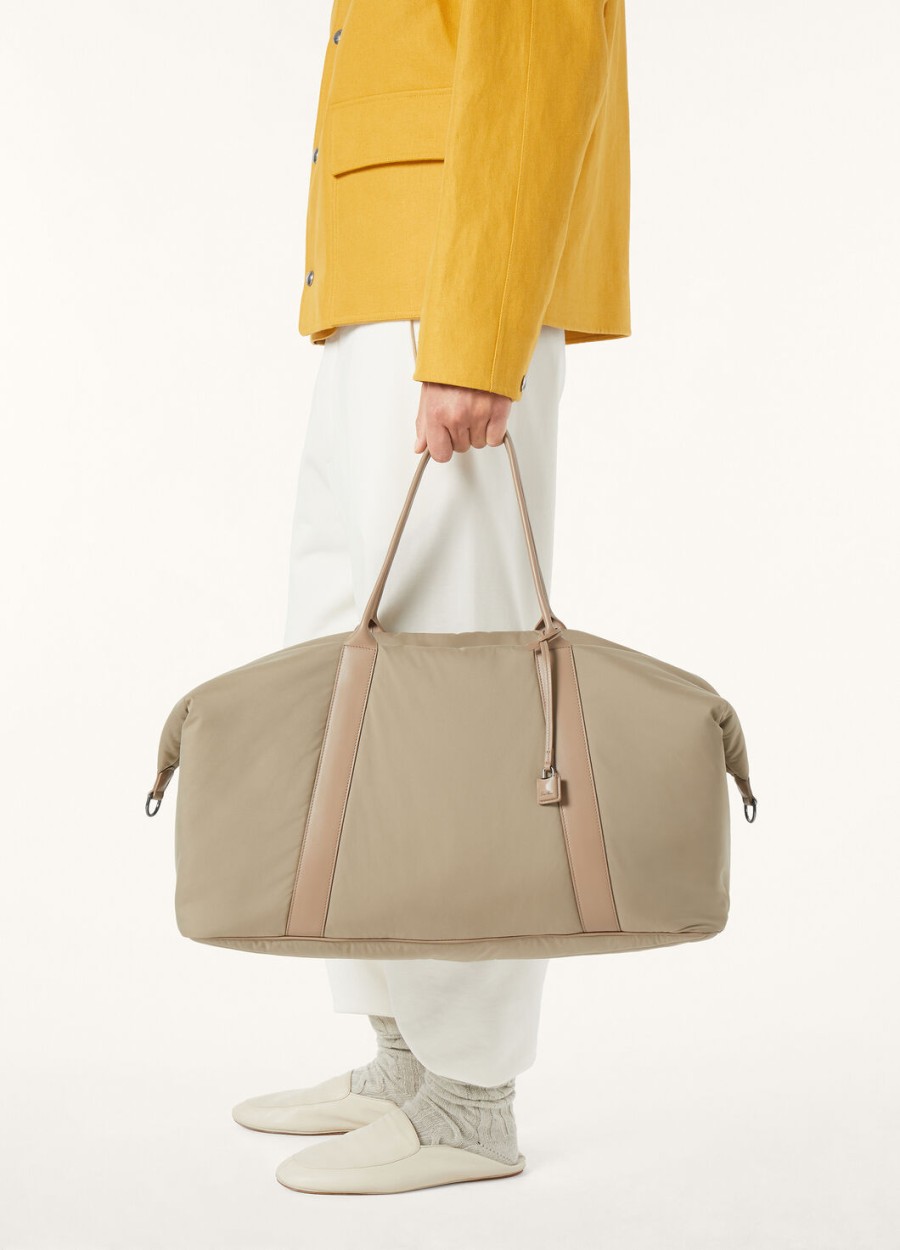 wind duffle microfiber tas - storm system tabakfumé taupeonyx